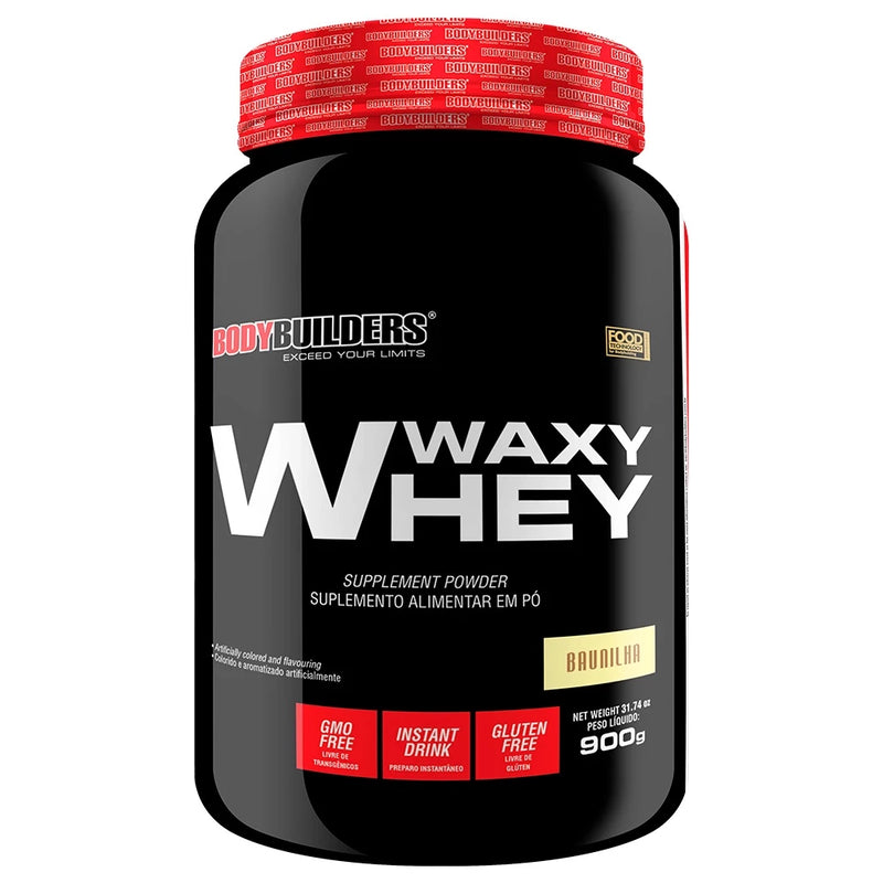 WHEY PROTEIN WAXY WHEY POTE 900G - SUPLEMENTO PARA GANHO DE MASSA MUSCULAR - BODYBUILDERS ORIGINAL