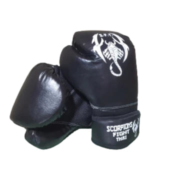 kit Muay Thai Boxe Luva+ Bandagen+Bucal+sacola