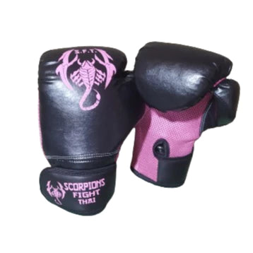 kit Muay Thai Boxe Luva+ Bandagen+Bucal+sacola