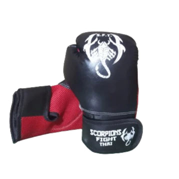 kit Muay Thai Boxe Luva+ Bandagen+Bucal+sacola