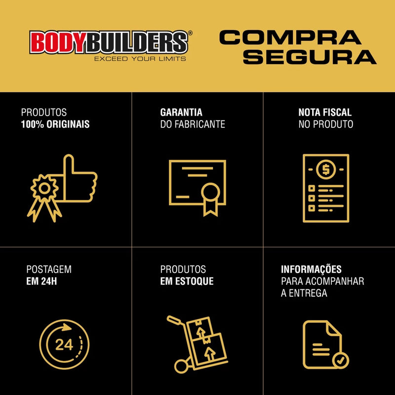 KIT WHEY PROTEIN CONCENTRADO EM BLEND PROTEICO 500G + BCAA 4,5 100G + POWER CREATINA 100G - BODYBUILDERS - ORIGINAL AUMENTO DE MASSA MUSCULAR